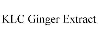 KLC GINGER EXTRACT