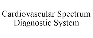 CARDIOVASCULAR SPECTRUM DIAGNOSTIC SYSTEM