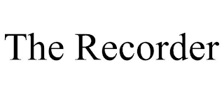 THE RECORDER