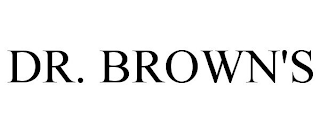 DR. BROWN'S