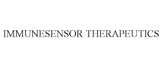 IMMUNESENSOR THERAPEUTICS