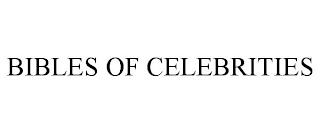 BIBLES OF CELEBRITIES