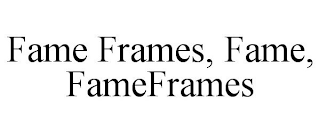 FAME FRAMES, FAME, FAMEFRAMES