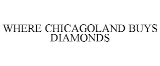 WHERE CHICAGOLAND BUYS DIAMONDS