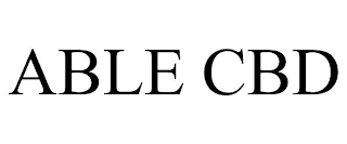ABLE CBD