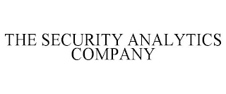 THE SECURITY ANALYTICS COMPANY