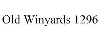 OLD WINYARDS 1296