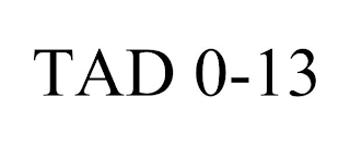 TAD 0-13