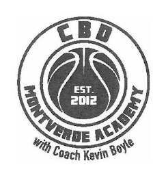 CBD MONTVERDE ACADEMY EST. 2012 WITH COACH KEVIN BOYLE