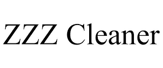 ZZZ CLEANER