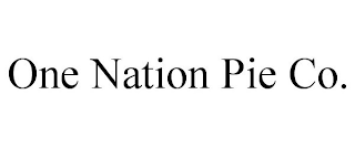 ONE NATION PIE CO.