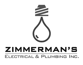 ZIMMERMAN'S ELECTRICAL & PLUMBING INC.