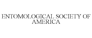 ENTOMOLOGICAL SOCIETY OF AMERICA