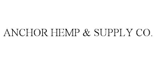 ANCHOR HEMP & SUPPLY CO.