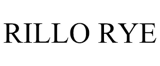 RILLO RYE