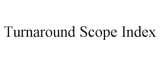 TURNAROUND SCOPE INDEX