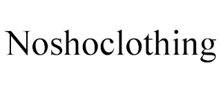 NOSHOCLOTHING