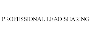 PROFESSIONAL LEAD SHARING