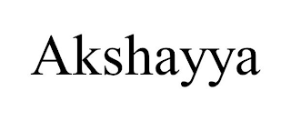 AKSHAYYA