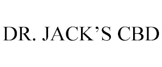 DR. JACK'S CBD