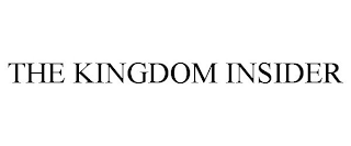 THE KINGDOM INSIDER