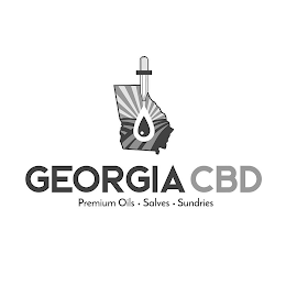 GEORGIA CBD PREMIUM OILS · SALVES · SUNDRIES