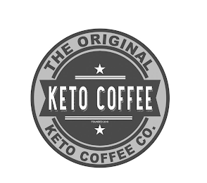 THE ORIGINAL KETO COFFEE FOUNDED 2018 KETO COFFEE CO.