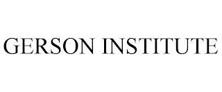 GERSON INSTITUTE