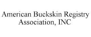 AMERICAN BUCKSKIN REGISTRY ASSOCIATION,INC