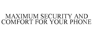 MAXIMUM SECURITY AND COMFORT FOR YOUR PHONE