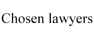 CHOSEN LAWYERS
