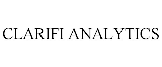 CLARIFI ANALYTICS