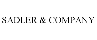 SADLER & COMPANY