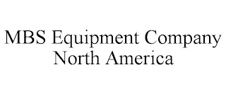 MBS EQUIPMENT COMPANY NORTH AMERICA