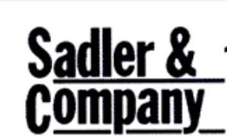 SADLER & COMPANY