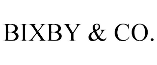 BIXBY & CO.