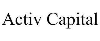 ACTIV CAPITAL