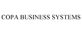 COPA BUSINESS SYSTEMS