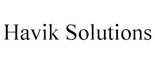 HAVIK SOLUTIONS