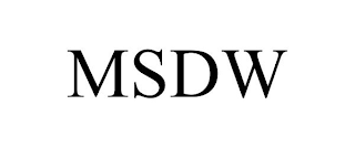 MSDW