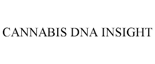 CANNABIS DNA INSIGHT