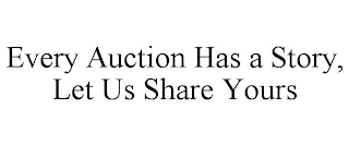 EVERY AUCTION HAS A STORY, LET US SHAREYOURS