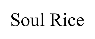 SOUL RICE