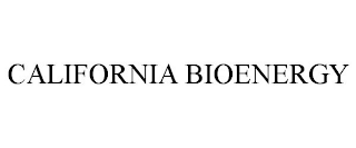 CALIFORNIA BIOENERGY