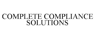 COMPLETE COMPLIANCE SOLUTIONS