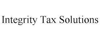 INTEGRITY TAX SOLUTIONS