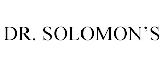 DR. SOLOMON'S