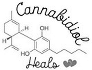 CANNABIDIOL HEALS H H OH HO