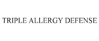 TRIPLE ALLERGY DEFENSE