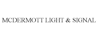 MCDERMOTT LIGHT & SIGNAL